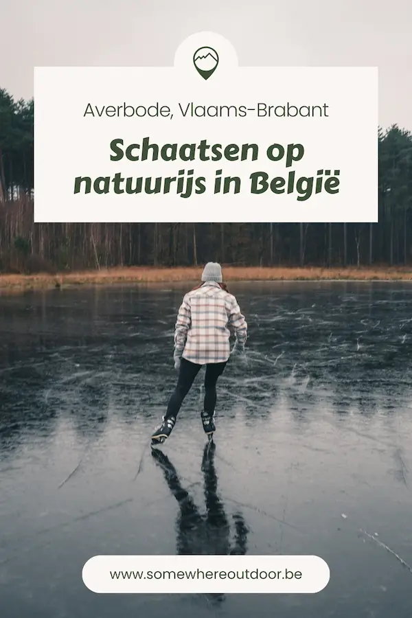 schaatsen op natuurijs in averbode belgie pinterest
